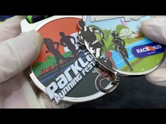 Sản xuất Đồng kim loại kẽm huy chương thể thao Taekwondo Karate Judo chạy bóng đá tùy chỉnh 2D 3D